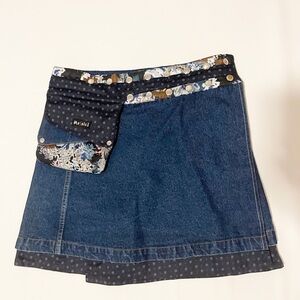 Moshiki denim skirt size L
